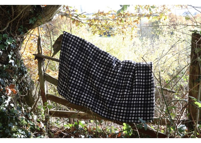  Soft lambswool bedcover Mondo Slate TBV17